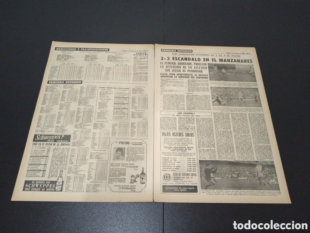 Coleccionismo deportivo: MARCA 04/03/1968 - Foto 2