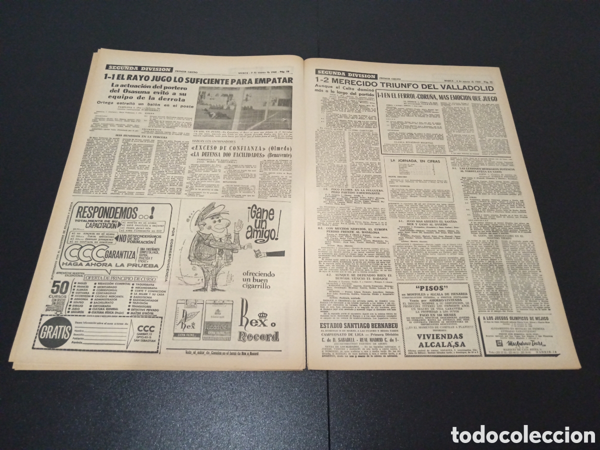 Coleccionismo deportivo: MARCA 04/03/1968 - Foto 7