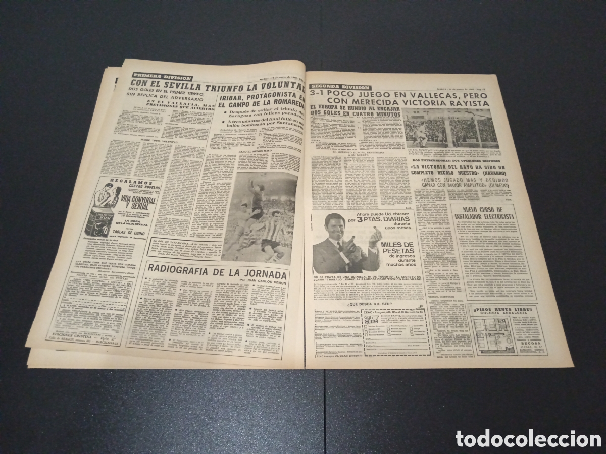 Coleccionismo deportivo: MARCA 11/03/1968 - Foto 5