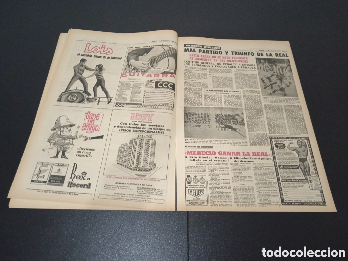 Coleccionismo deportivo: MARCA 11/03/1968 - Foto 6