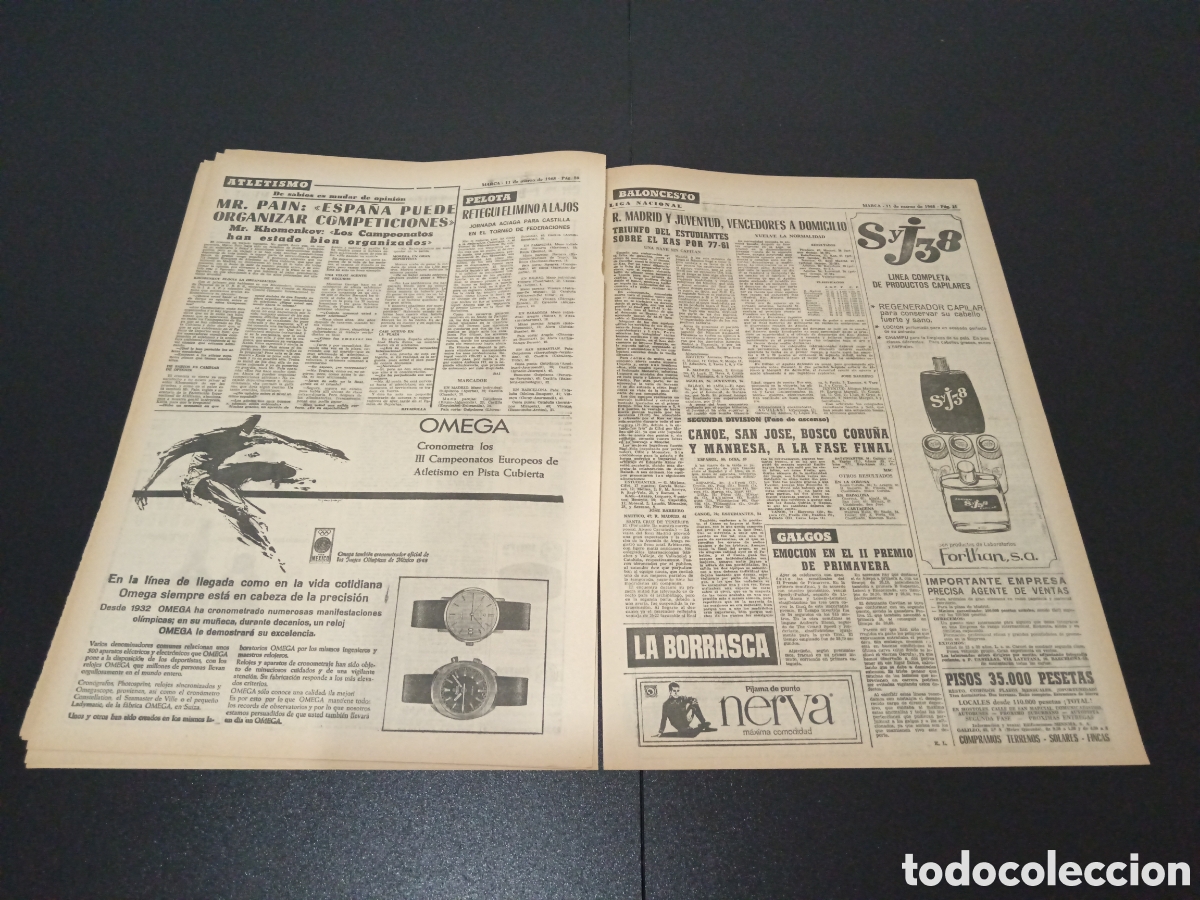 Coleccionismo deportivo: MARCA 11/03/1968 - Foto 9