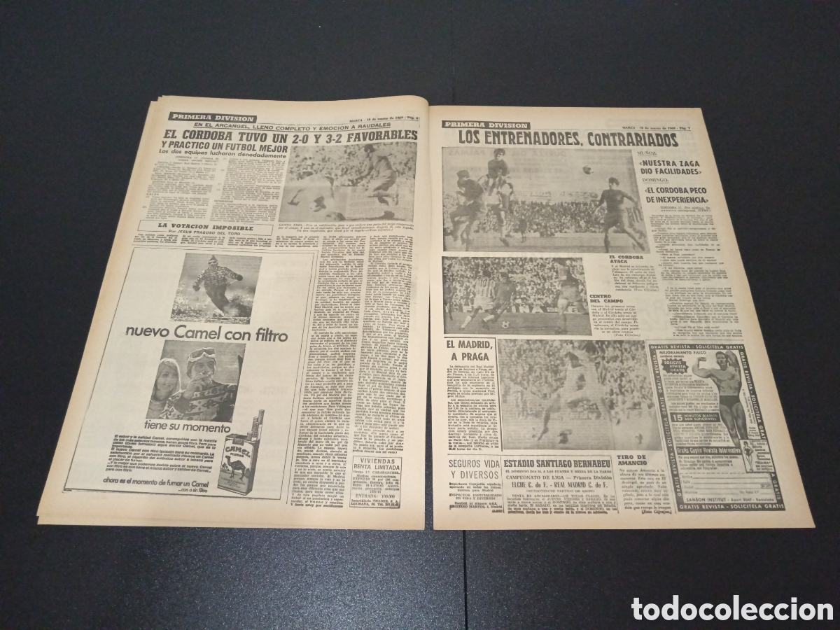 Coleccionismo deportivo: MARCA 18/03/1968 - Foto 4