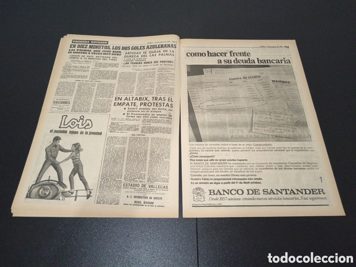 Coleccionismo deportivo: MARCA 18/03/1968 - Foto 5