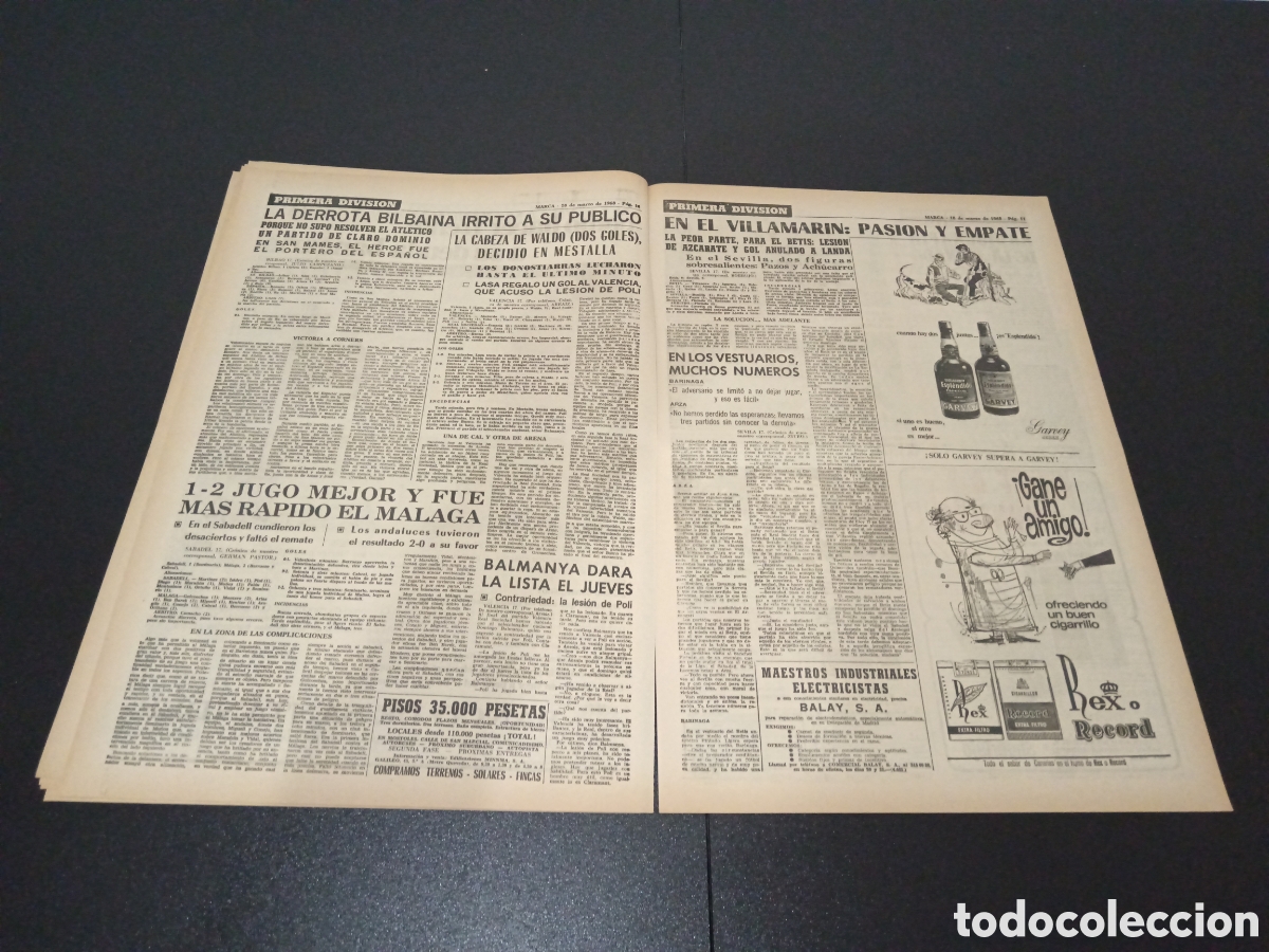 Coleccionismo deportivo: MARCA 18/03/1968 - Foto 6