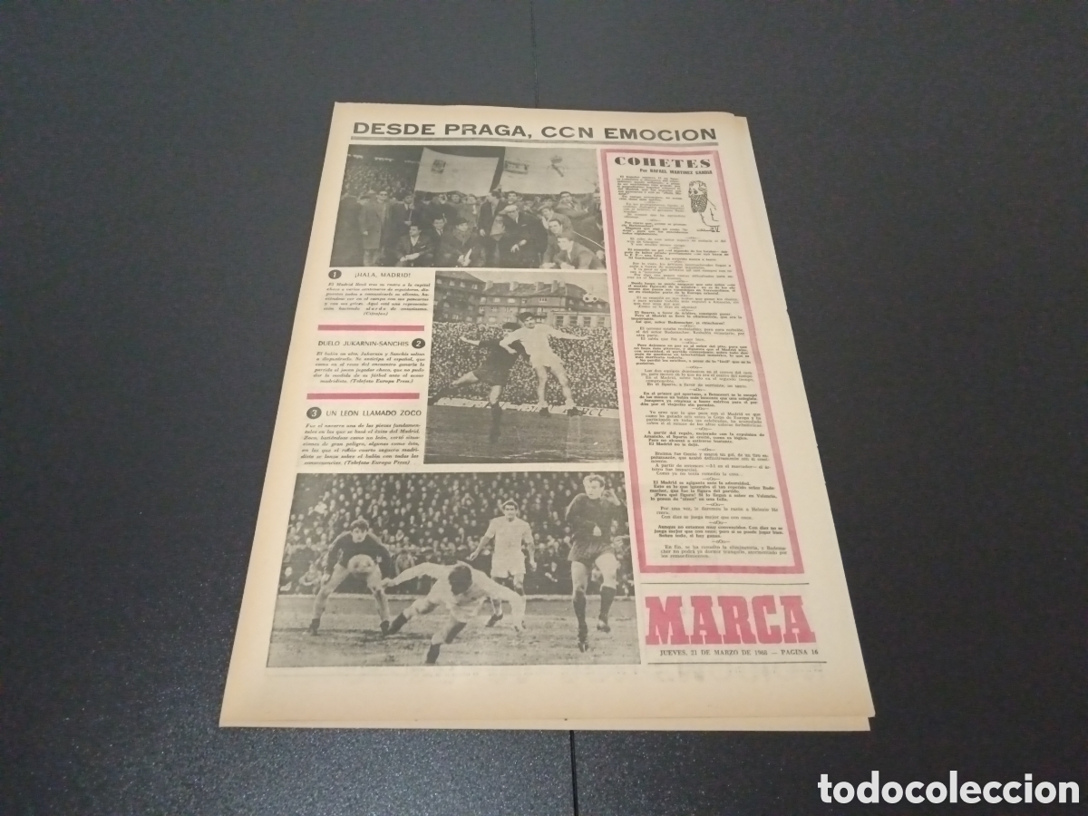 Coleccionismo deportivo: MARCA 21/03/1968 - Foto 4