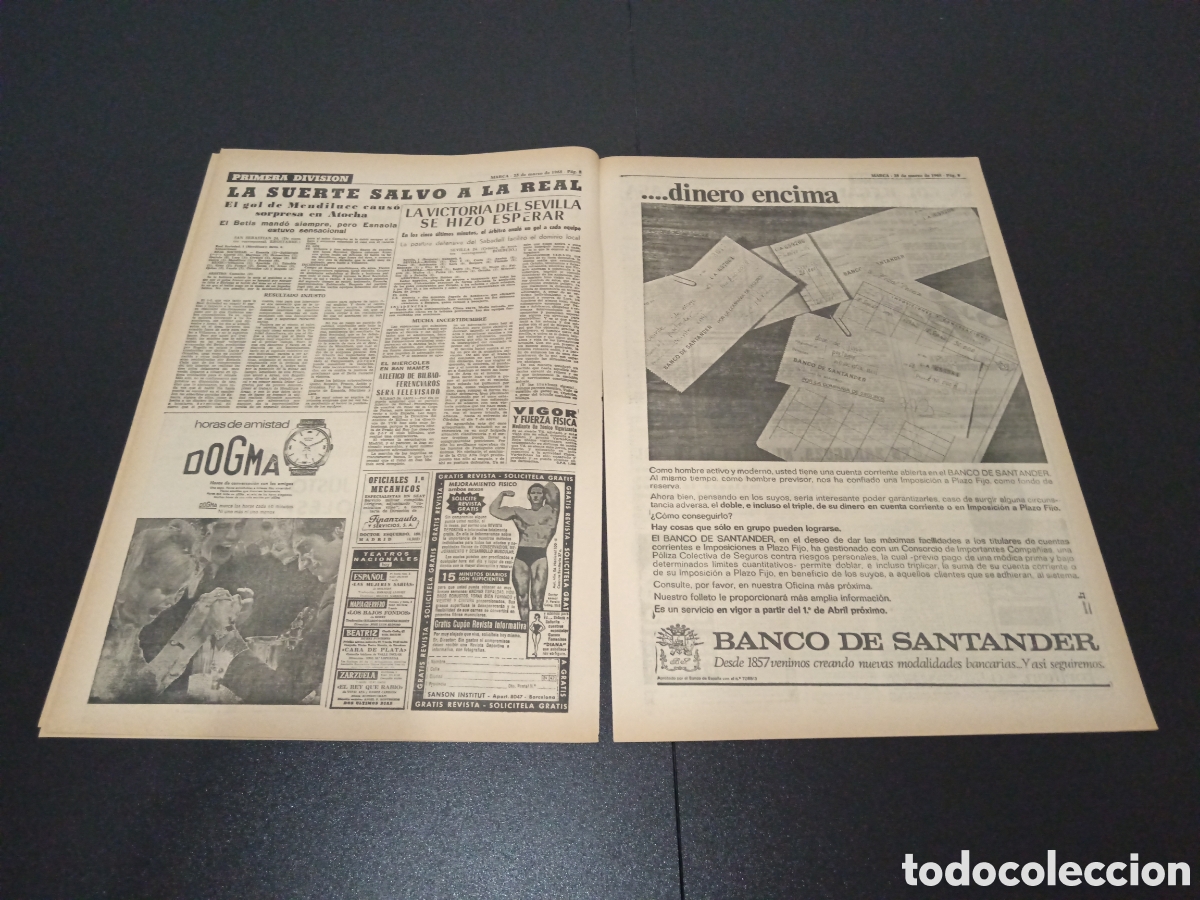 Coleccionismo deportivo: MARCA 25/03/1968 - Foto 5