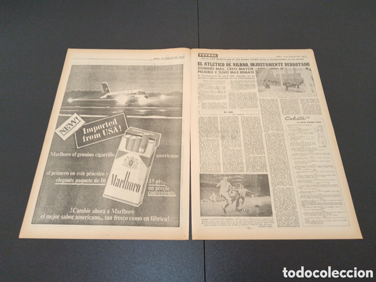 Coleccionismo deportivo: MARCA 28/03/1968 - Foto 3