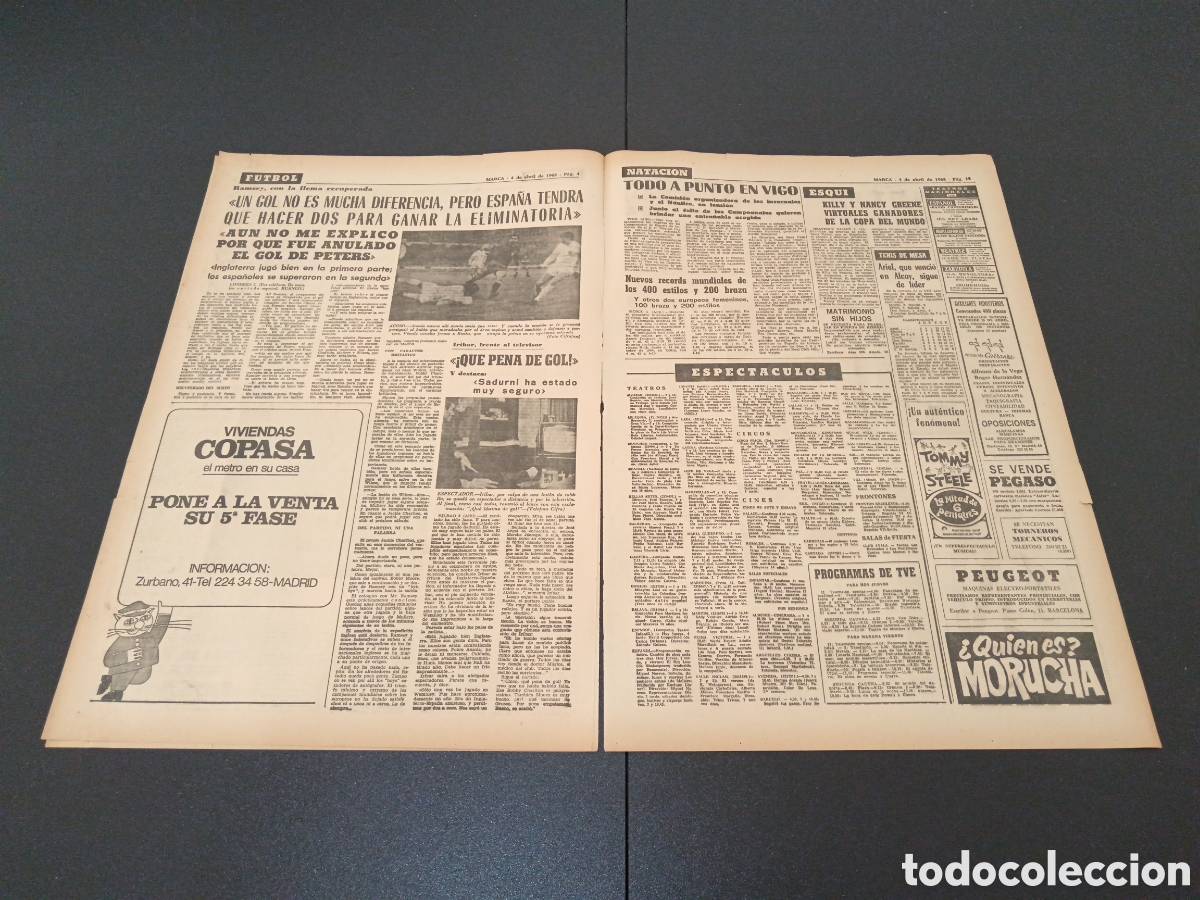 Coleccionismo deportivo: MARCA 04/04/1968 - Foto 3