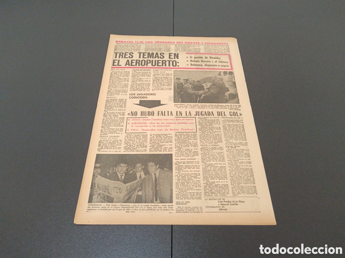 Coleccionismo deportivo: MARCA 05/04/1968 - Foto 4