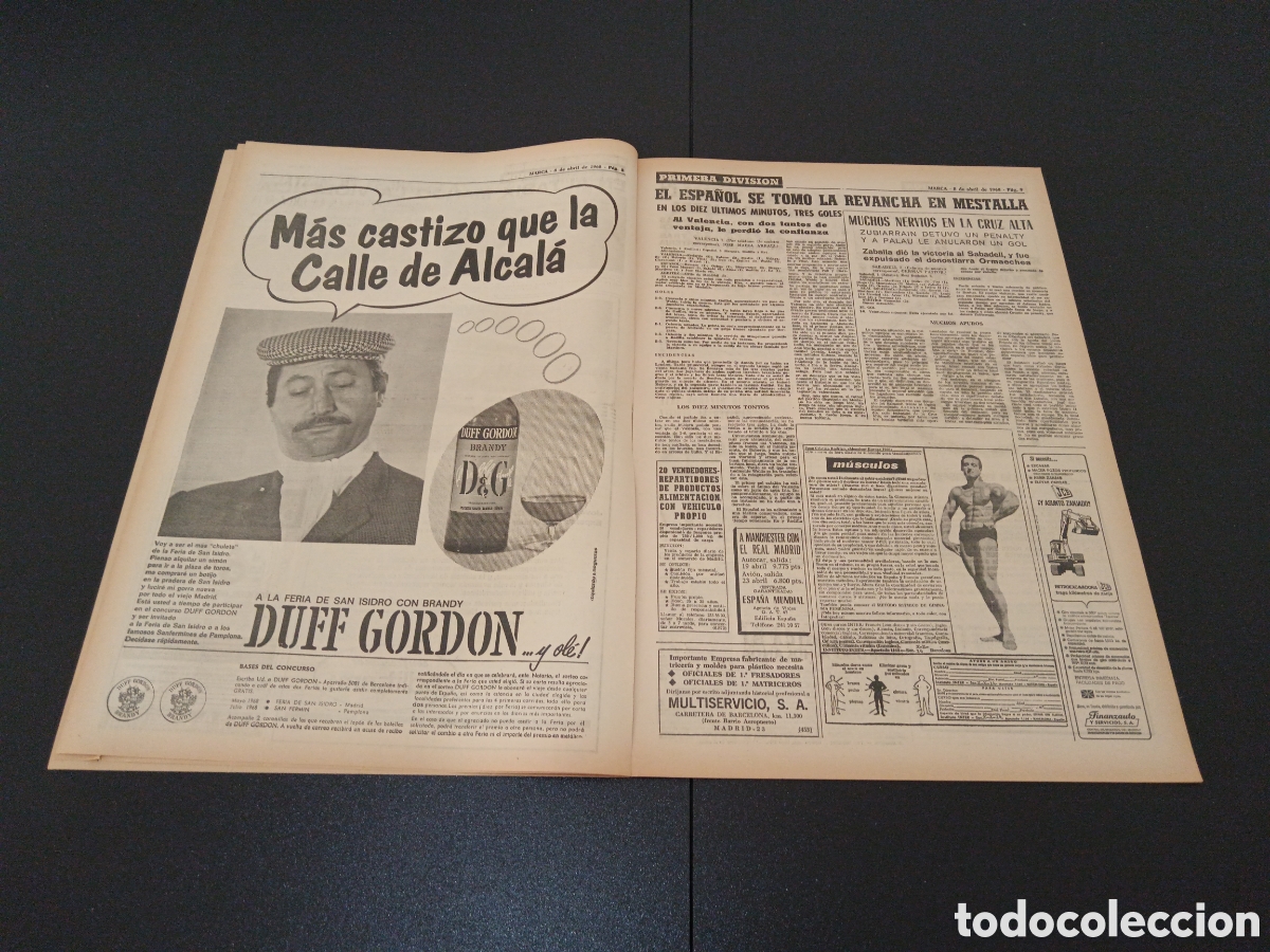 Coleccionismo deportivo: MARCA 08/04/1968 - Foto 4
