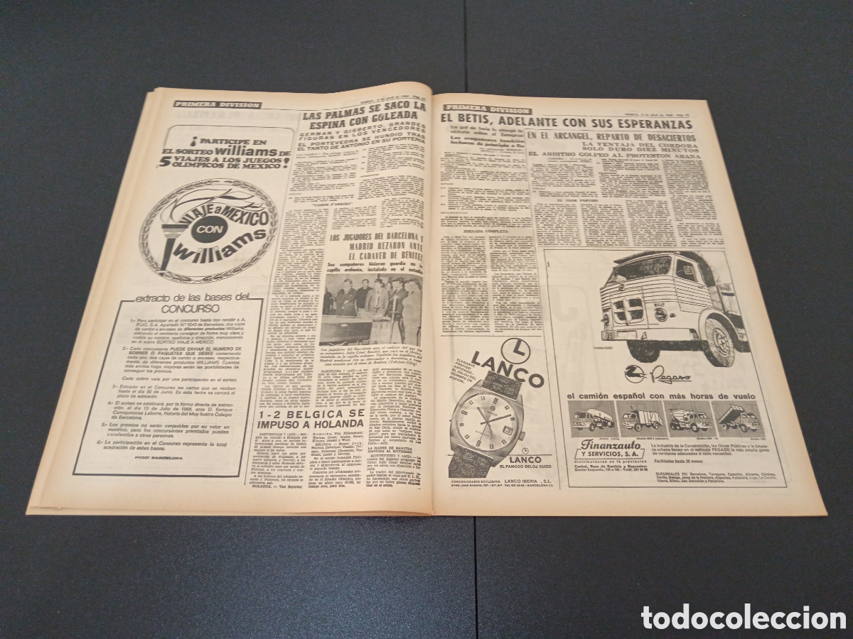 Coleccionismo deportivo: MARCA 08/04/1968 - Foto 5