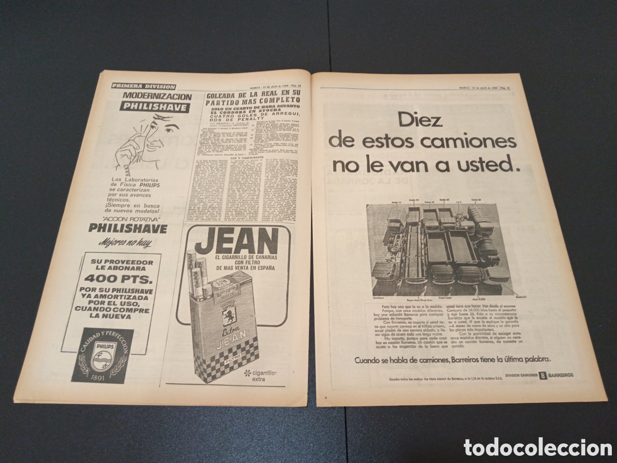 Coleccionismo deportivo: MARCA 15/04/1968 - Foto 6