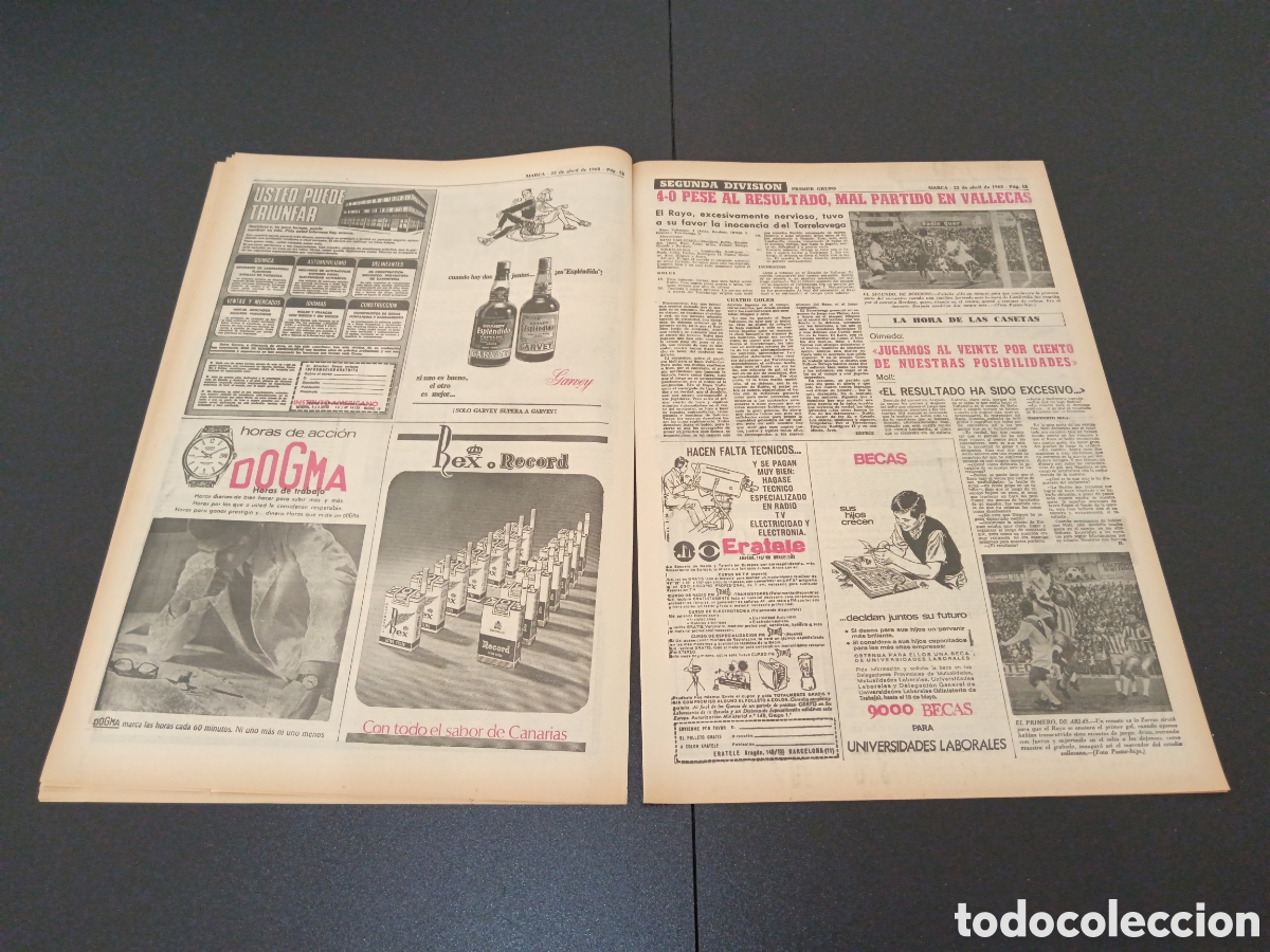 Coleccionismo deportivo: MARCA 22/04/1968 - Foto 6