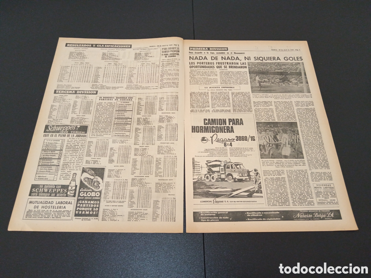 Coleccionismo deportivo: MARCA 29/04/1968 - Foto 2