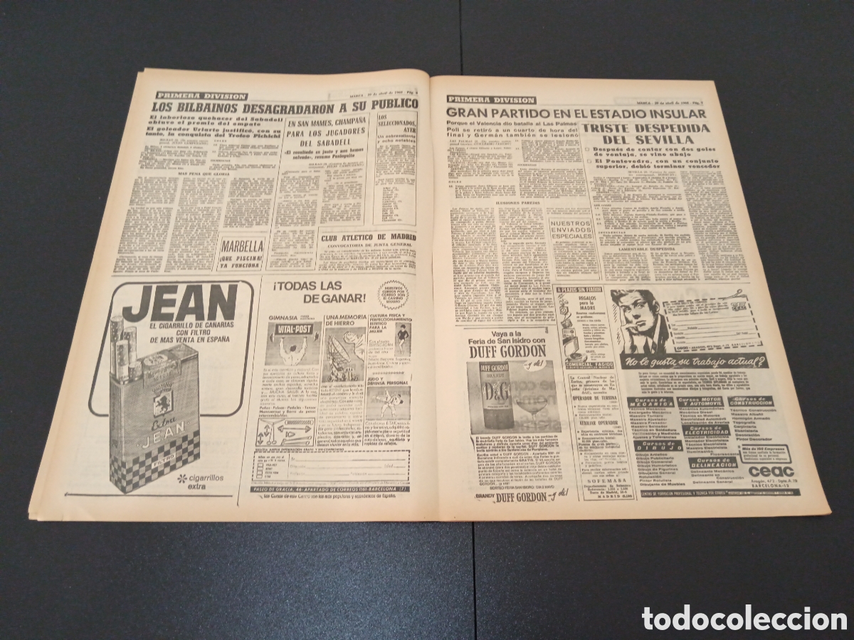Coleccionismo deportivo: MARCA 29/04/1968 - Foto 4
