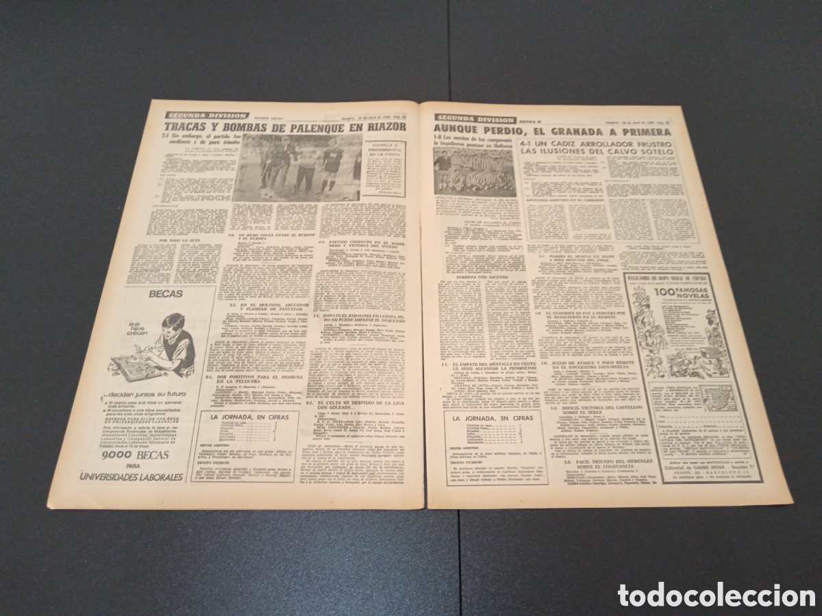 Coleccionismo deportivo: MARCA 29/04/1968 - Foto 8