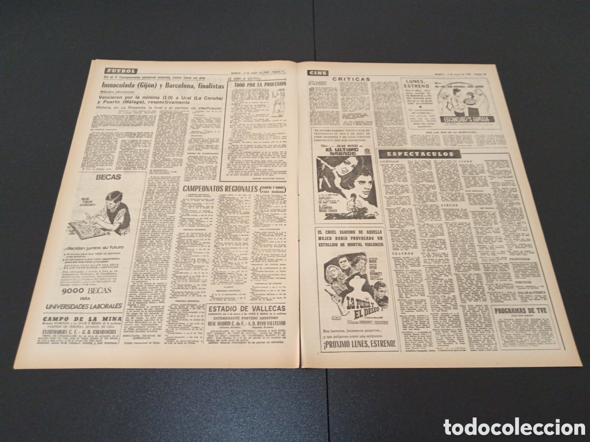 Coleccionismo deportivo: MARCA 04/05/1968 - Foto 3