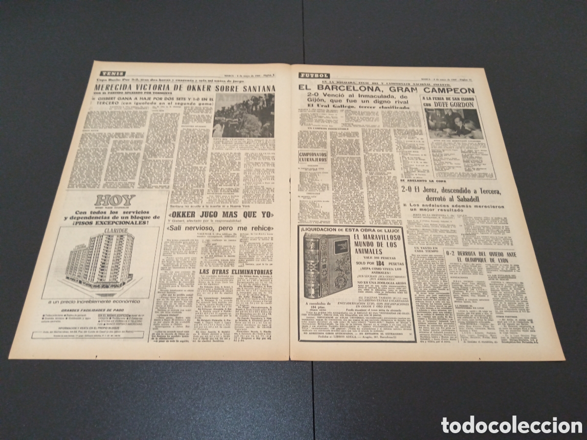 Coleccionismo deportivo: MARCA 06/05/1968 - Foto 2