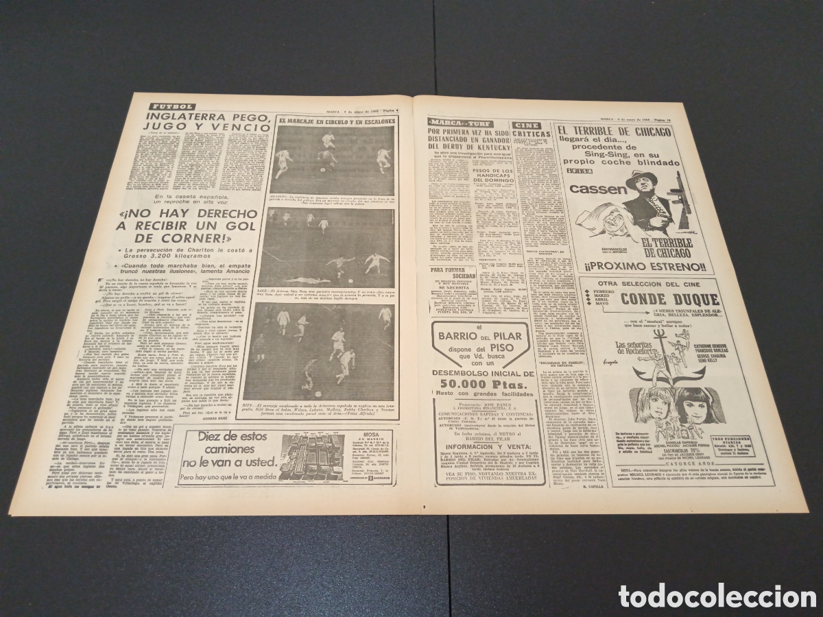 Coleccionismo deportivo: MARCA 09/05/1968 - Foto 3