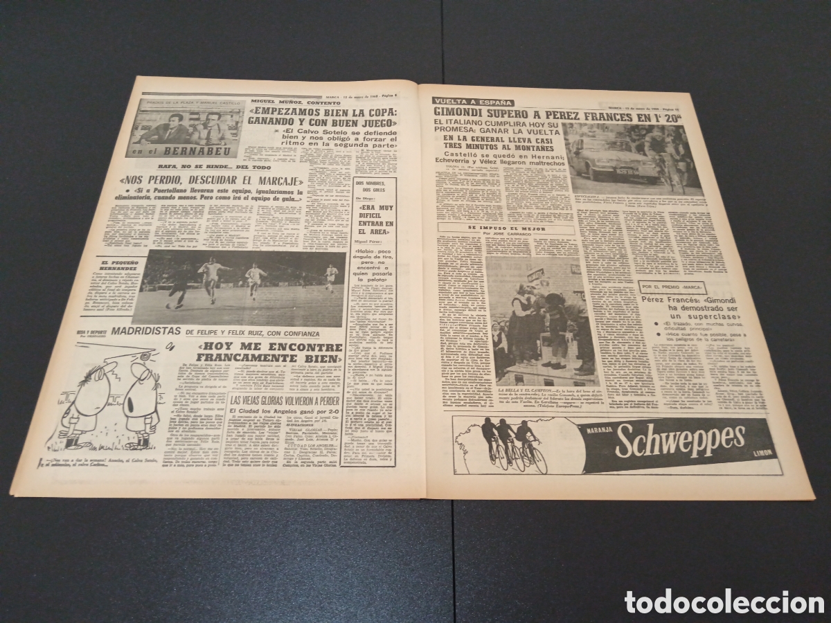 Coleccionismo deportivo: MARCA 12/05/1968 - Foto 3