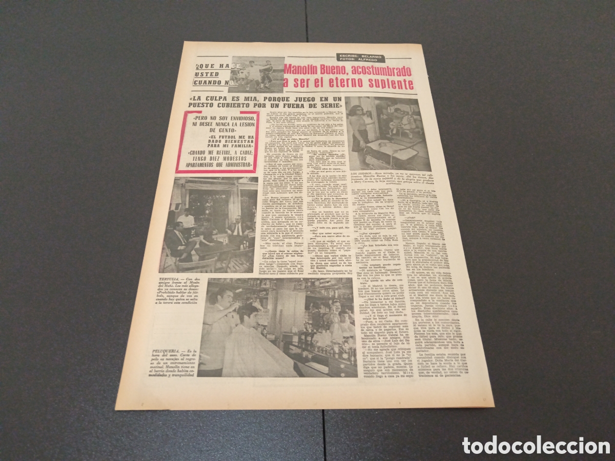 Coleccionismo deportivo: MARCA 19/05/1968 - Foto 4
