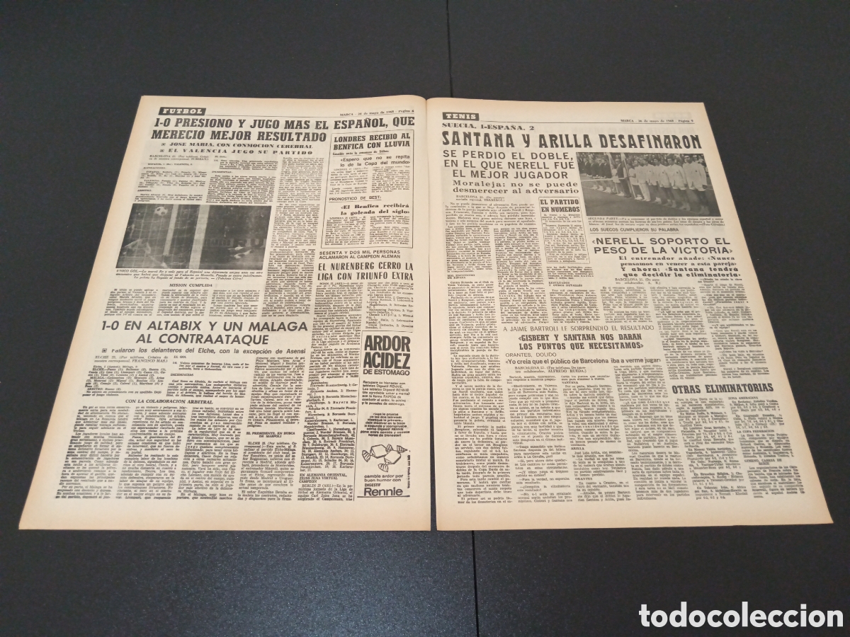 Coleccionismo deportivo: MARCA 26/05/1968 - Foto 3