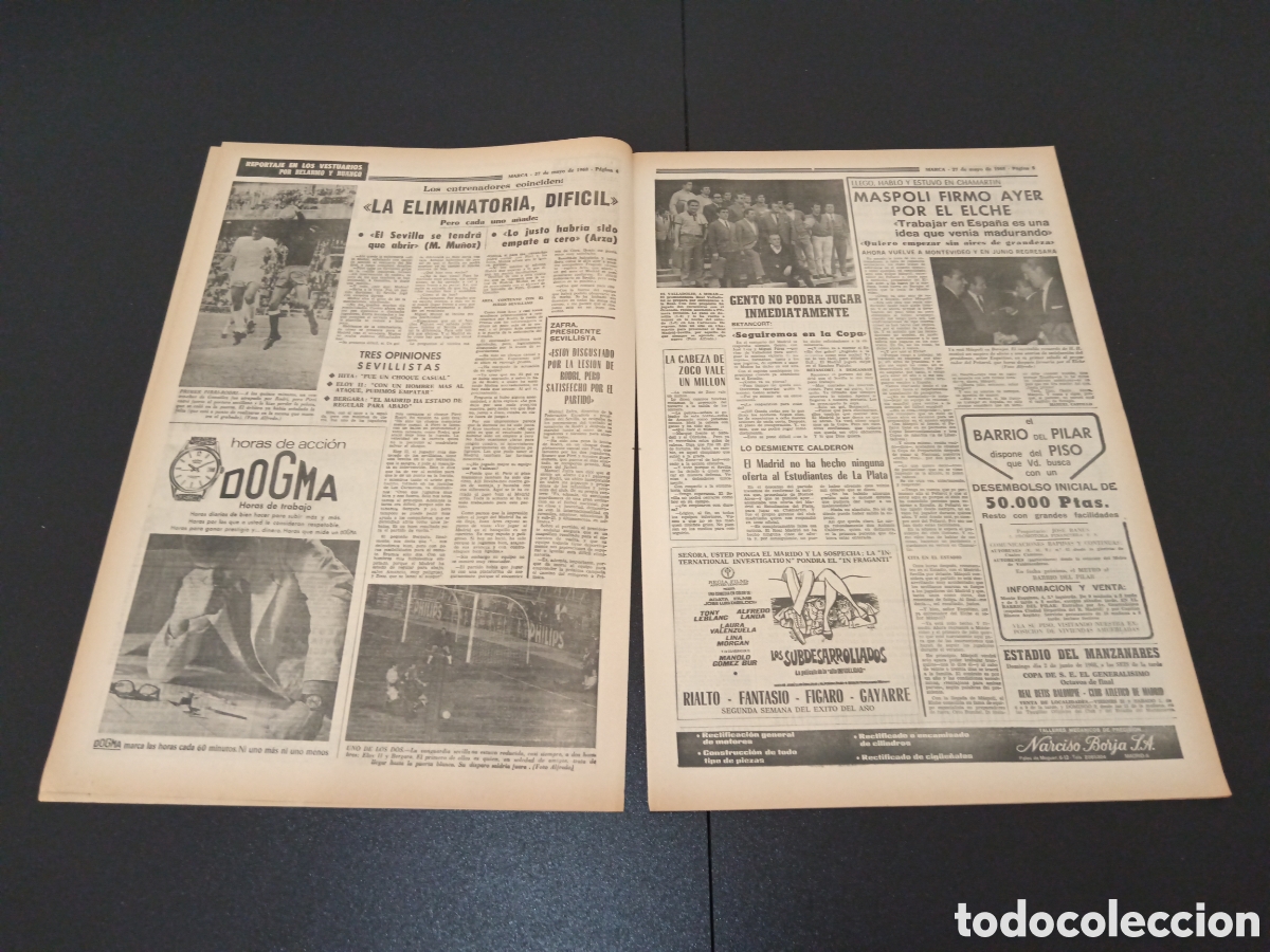 Coleccionismo deportivo: MARCA 27/05/1968 - Foto 3
