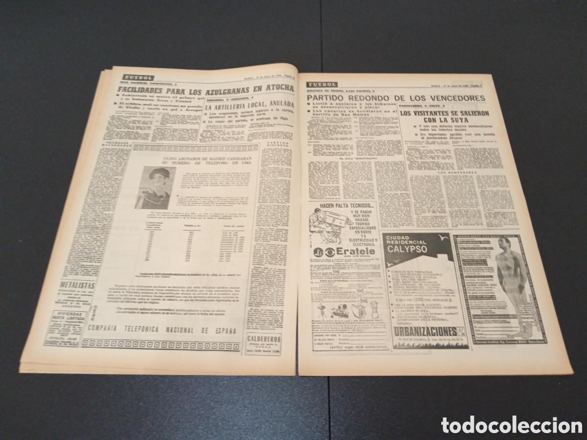 Coleccionismo deportivo: MARCA 27/05/1968 - Foto 4