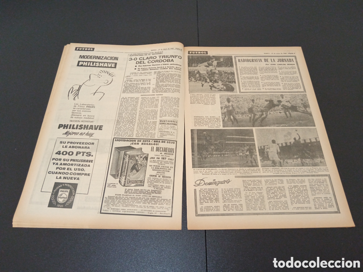 Coleccionismo deportivo: MARCA 27/05/1968 - Foto 5