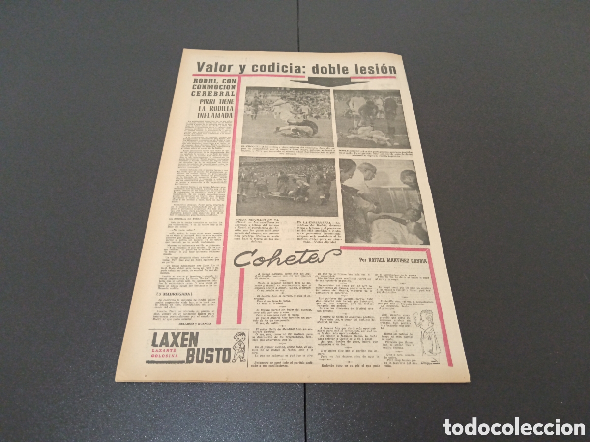 Coleccionismo deportivo: MARCA 27/05/1968 - Foto 12