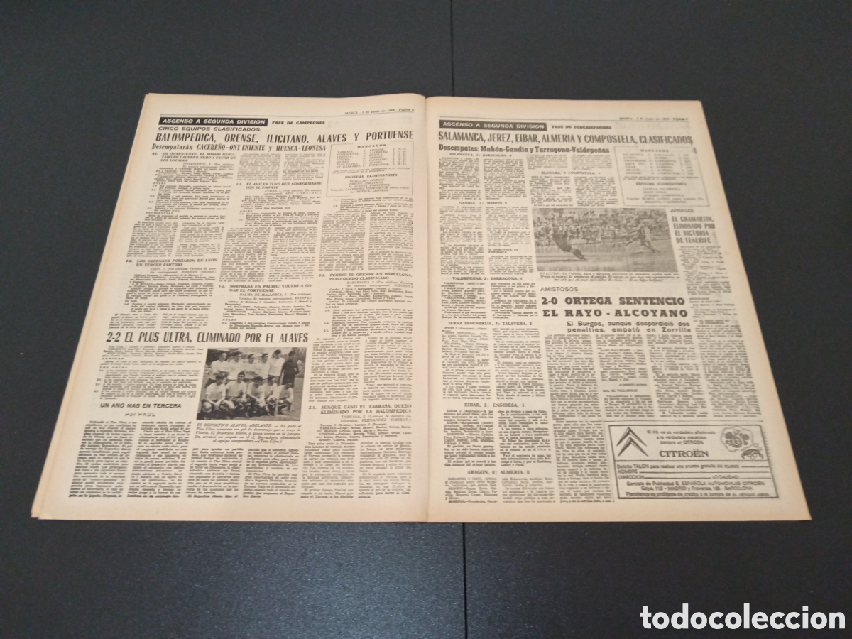 Coleccionismo deportivo: MARCA 03/06/1968 - Foto 5