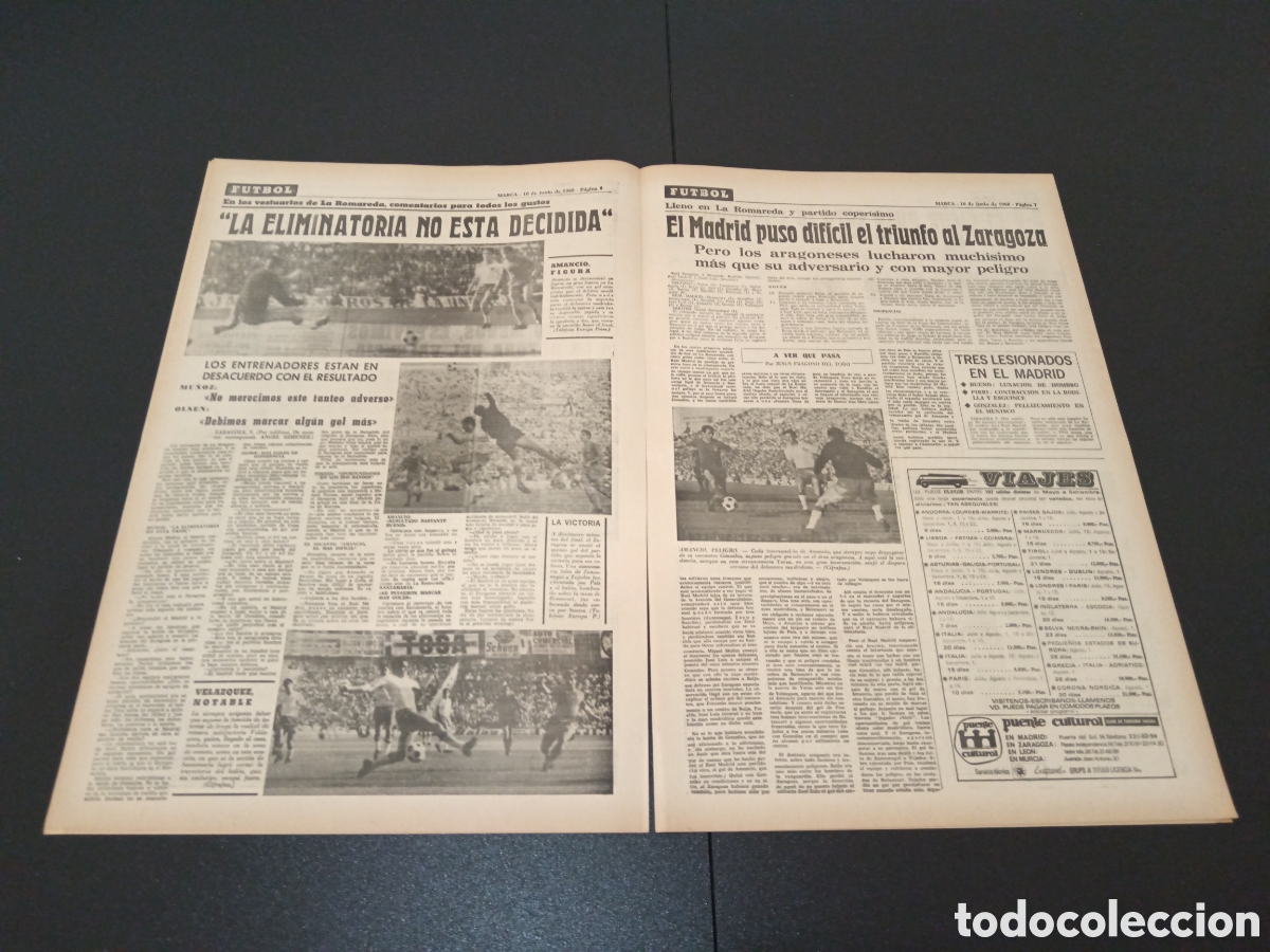 Coleccionismo deportivo: MARCA 19/06/1968 - Foto 4