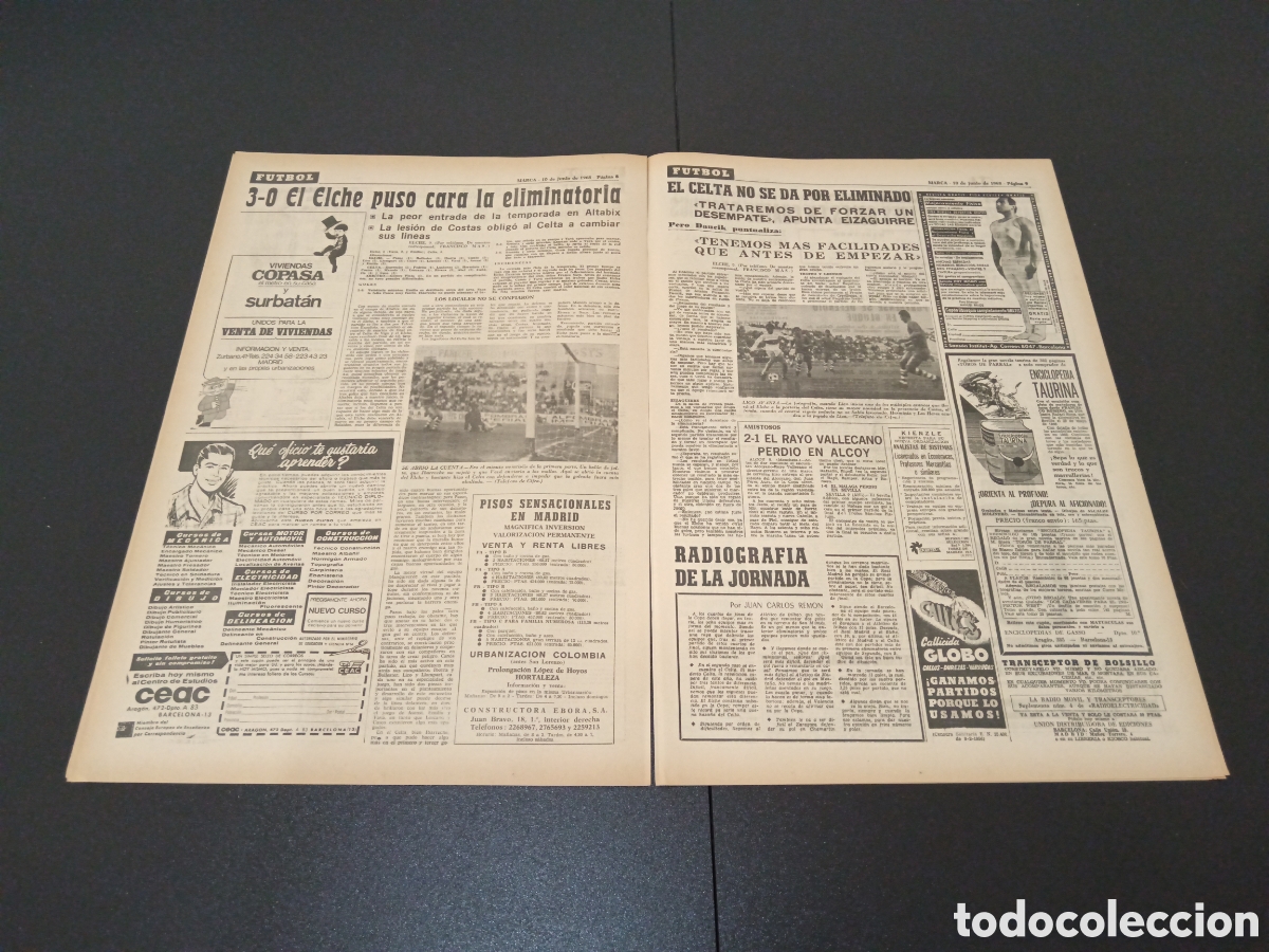 Coleccionismo deportivo: MARCA 19/06/1968 - Foto 5