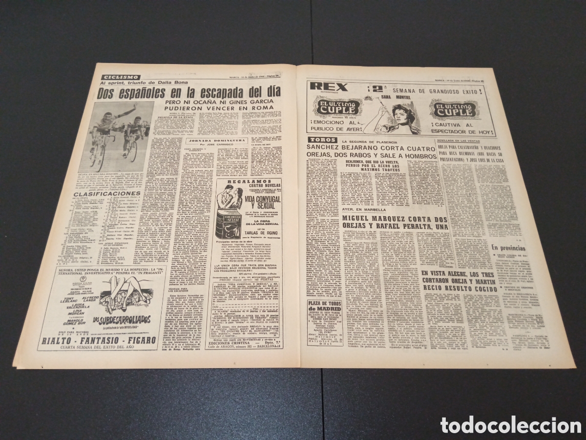Coleccionismo deportivo: MARCA 19/06/1968 - Foto 8