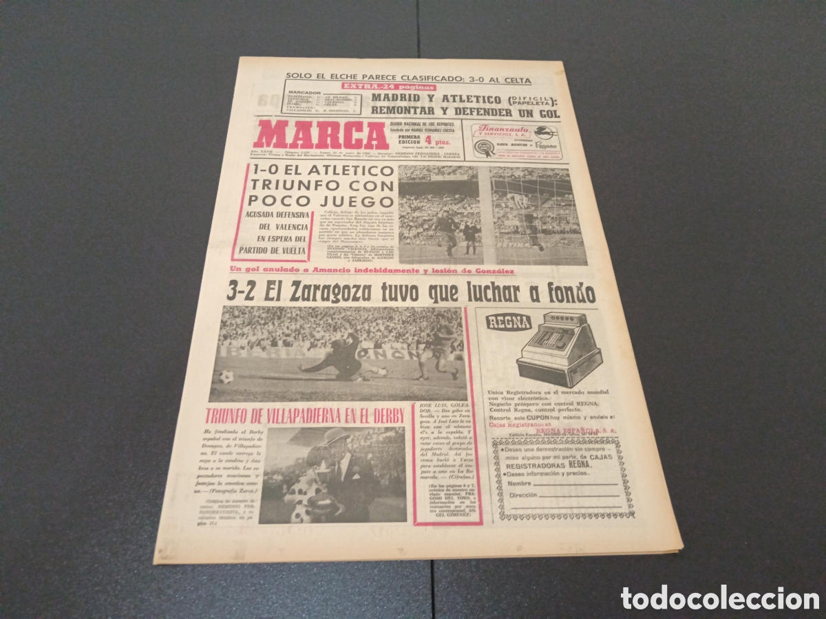 Coleccionismo deportivo: MARCA 19/06/1968 - Foto 1