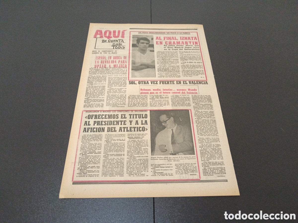 Coleccionismo deportivo: MARCA 15/06/1968 - Foto 4