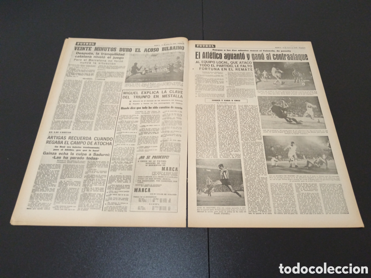 Coleccionismo deportivo: MARCA 16/06/1968 - Foto 4
