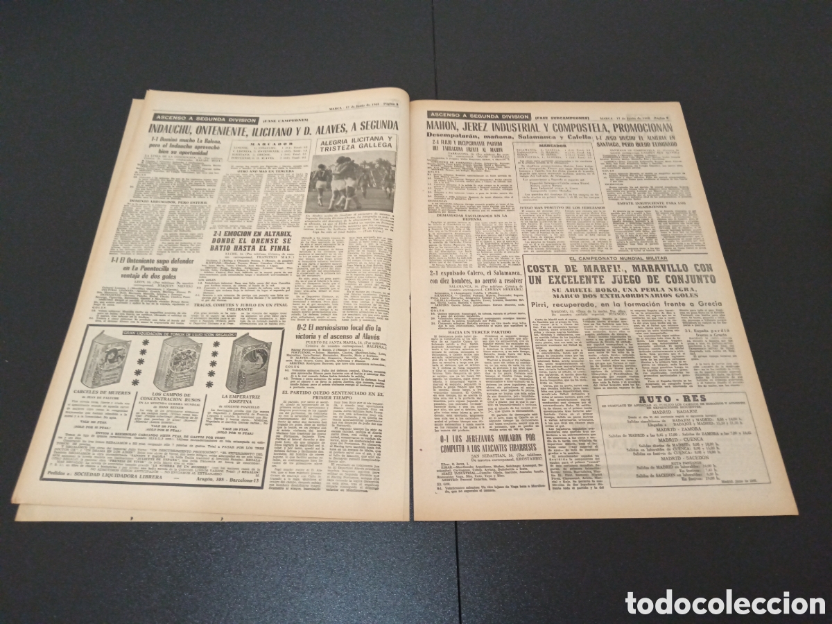 Coleccionismo deportivo: MARCA 17/06/1968 - Foto 4