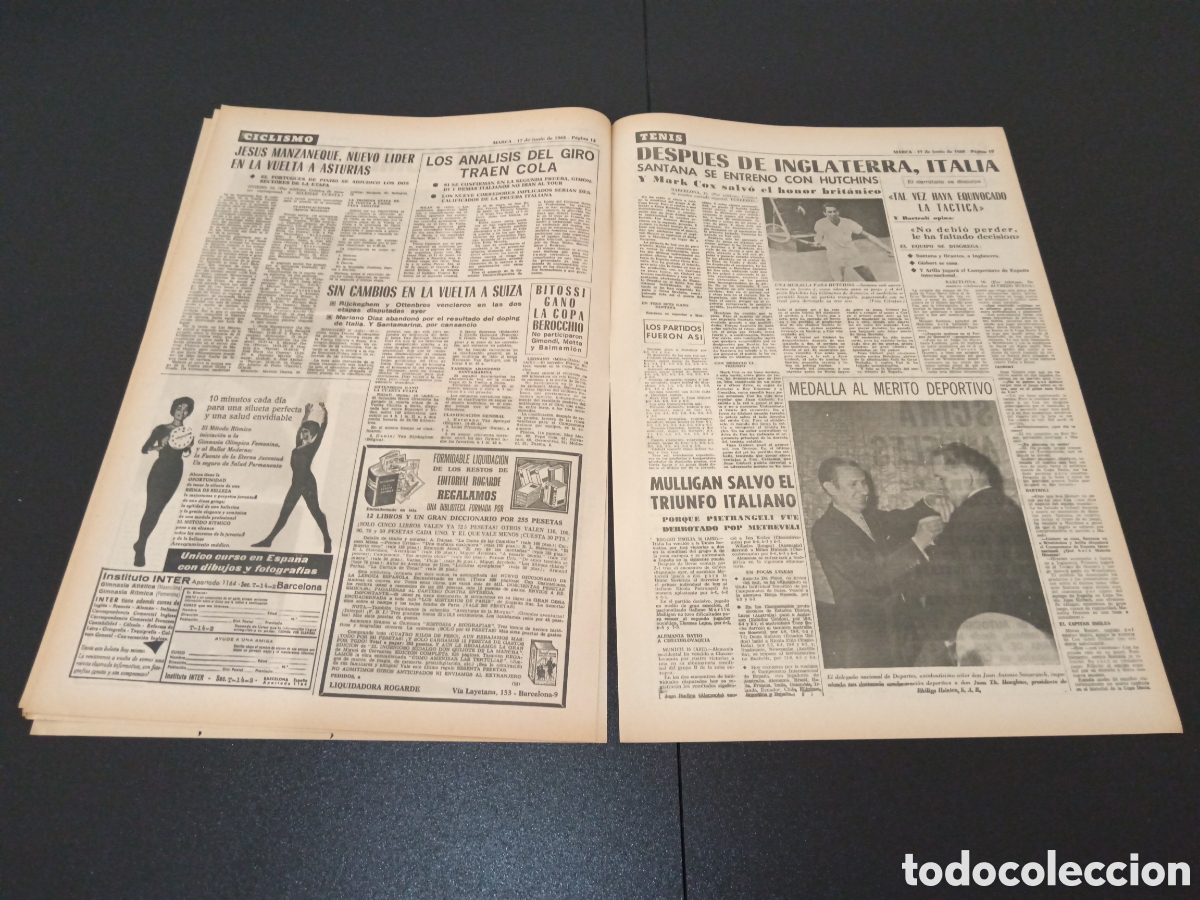 Coleccionismo deportivo: MARCA 17/06/1968 - Foto 7
