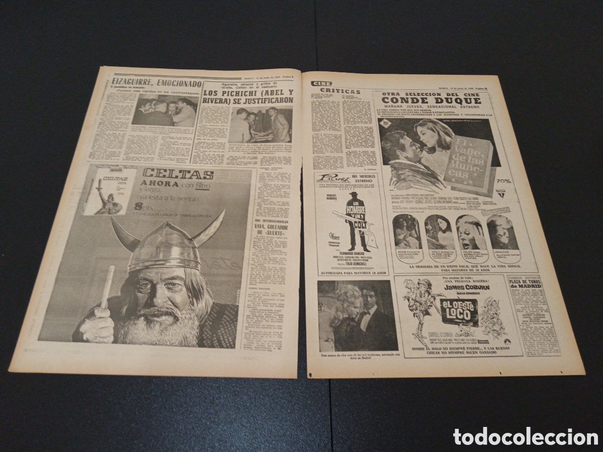 Coleccionismo deportivo: MARCA 19/06/1968 - Foto 3