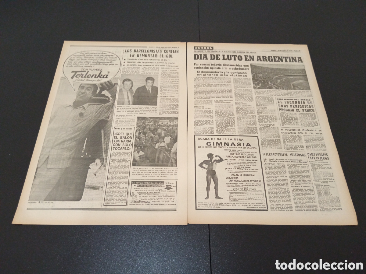 Coleccionismo deportivo: MARCA 24/06/1968 - Foto 3