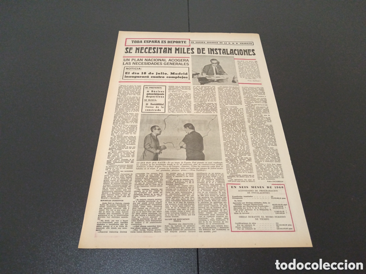 Coleccionismo deportivo: MARCA 03/07/1968 - Foto 4