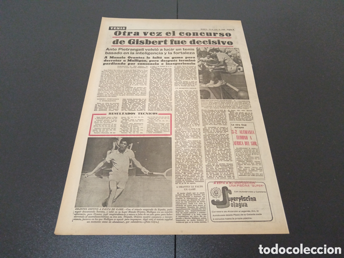 Coleccionismo deportivo: MARCA 22/07/1968 - Foto 4