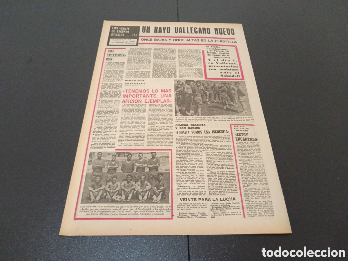 Coleccionismo deportivo: MARCA 18/08/1968 - Foto 5