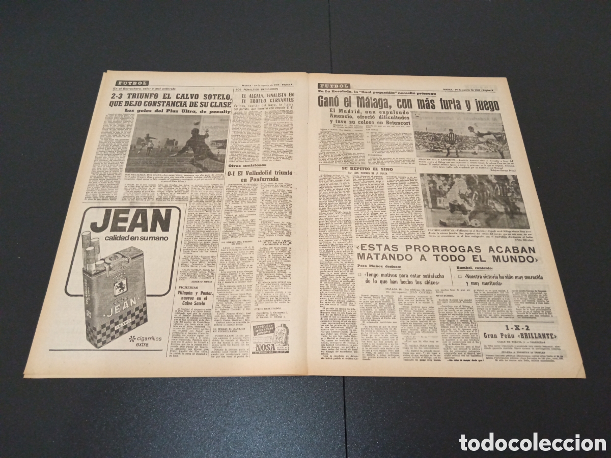 Coleccionismo deportivo: MARCA 19/08/1968 - Foto 3