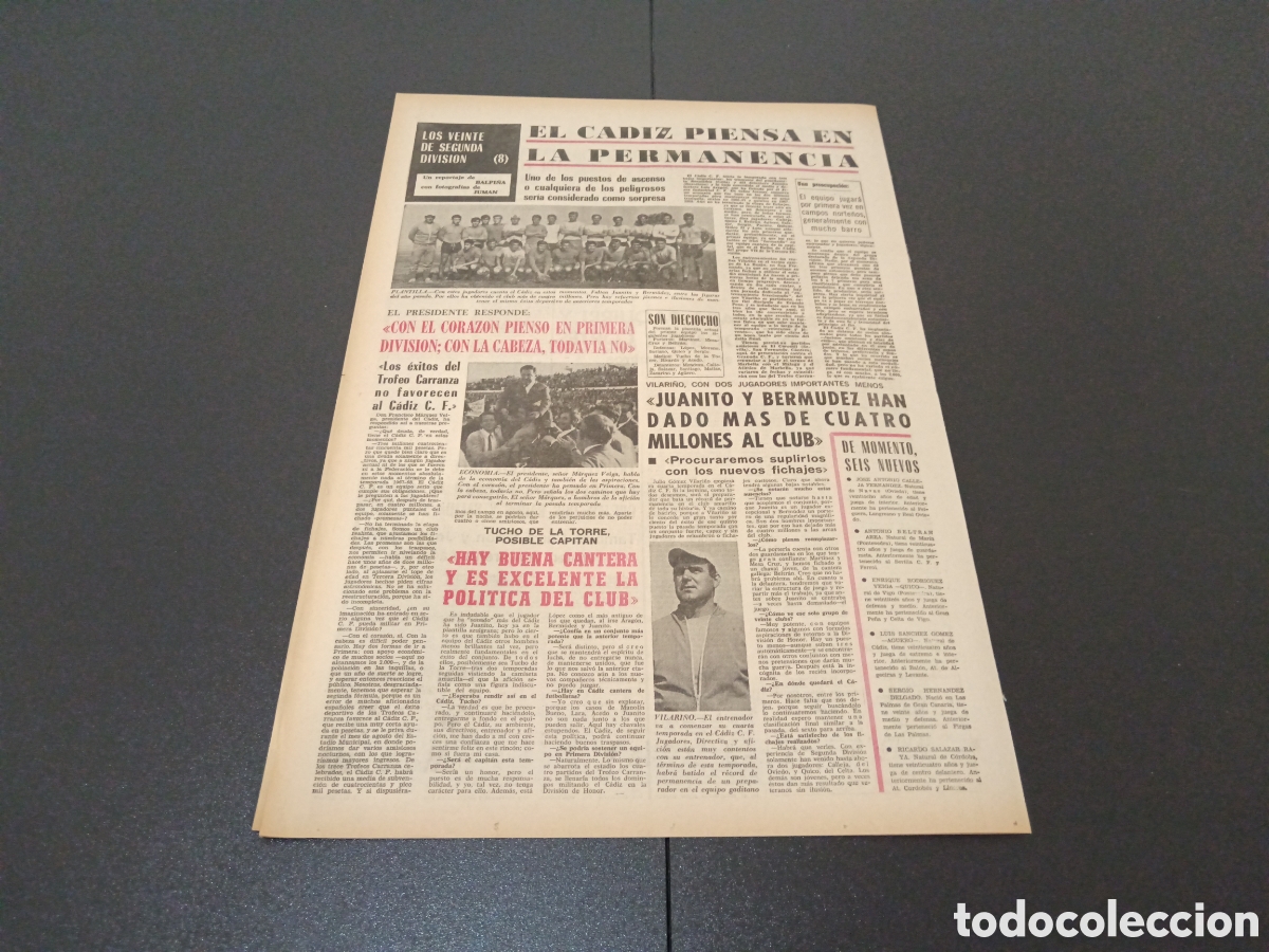 Coleccionismo deportivo: MARCA 21/08/1968 - Foto 5