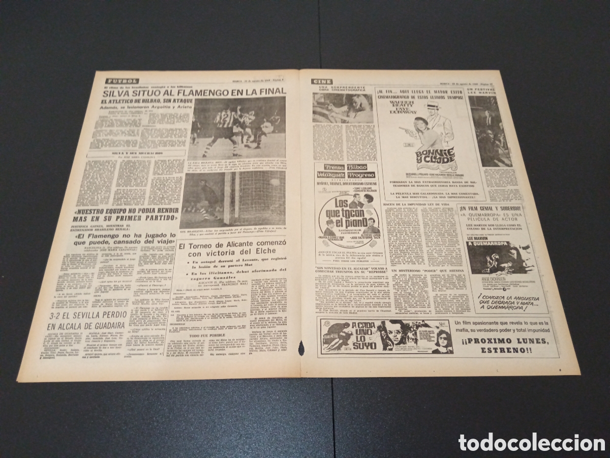 Coleccionismo deportivo: MARCA 22/08/1968 - Foto 3