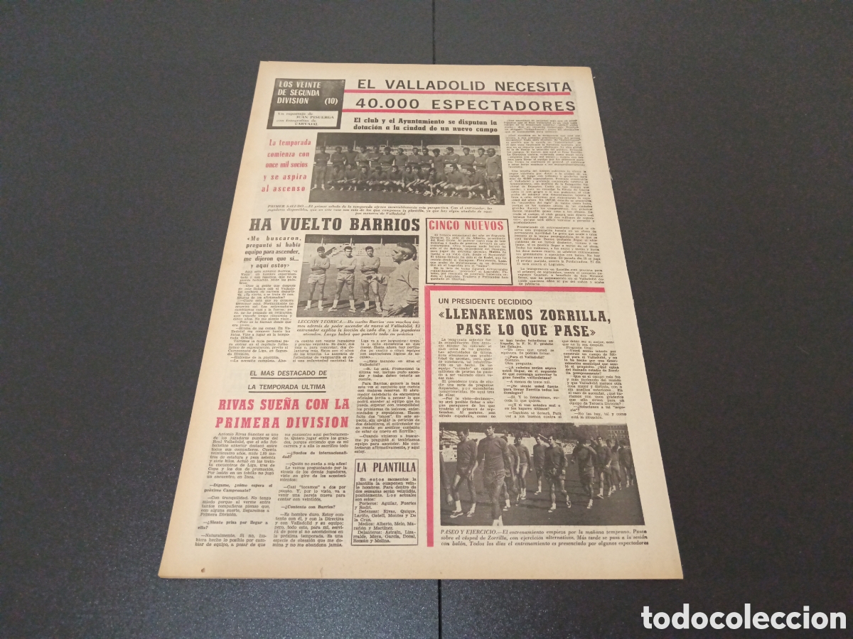 Coleccionismo deportivo: MARCA 23/08/1968 - Foto 5