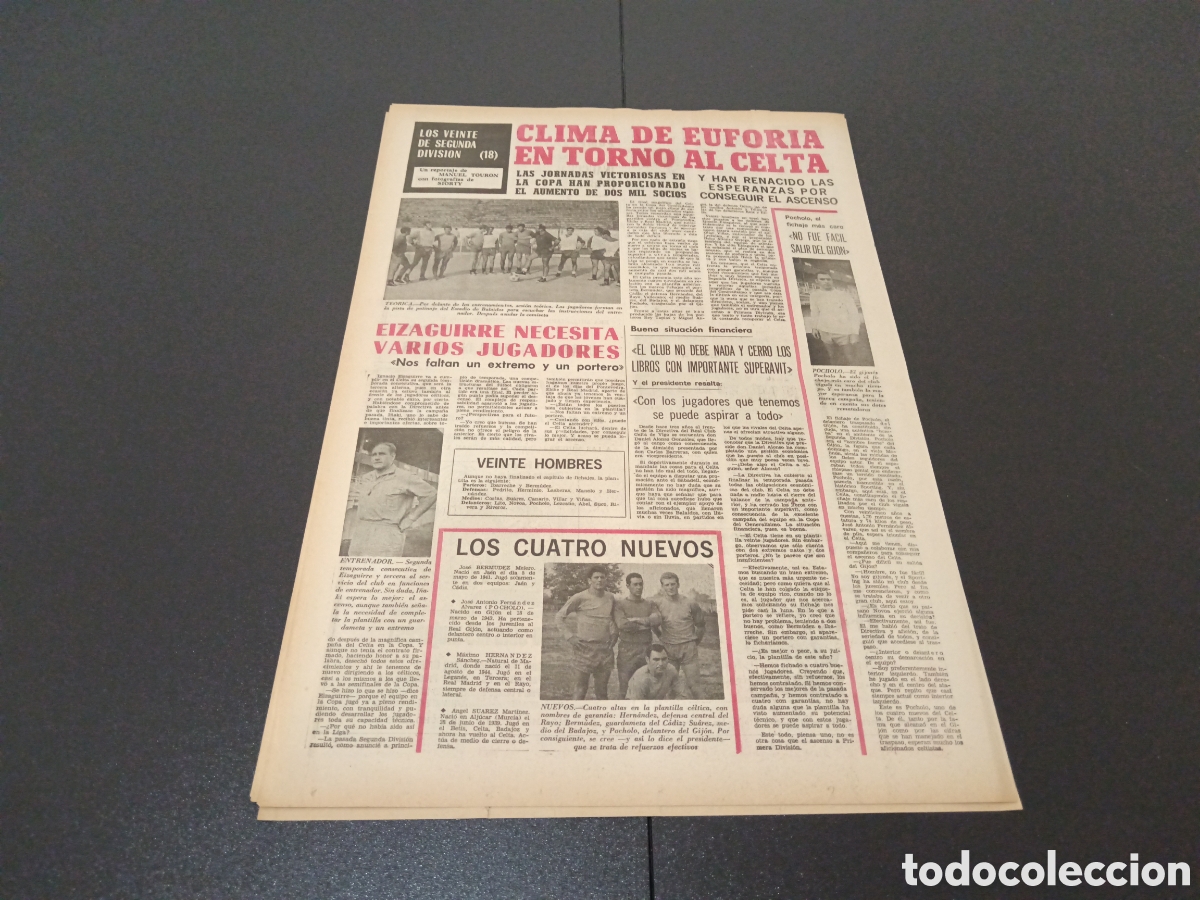 Coleccionismo deportivo: MARCA 01/09/1968 - Foto 5