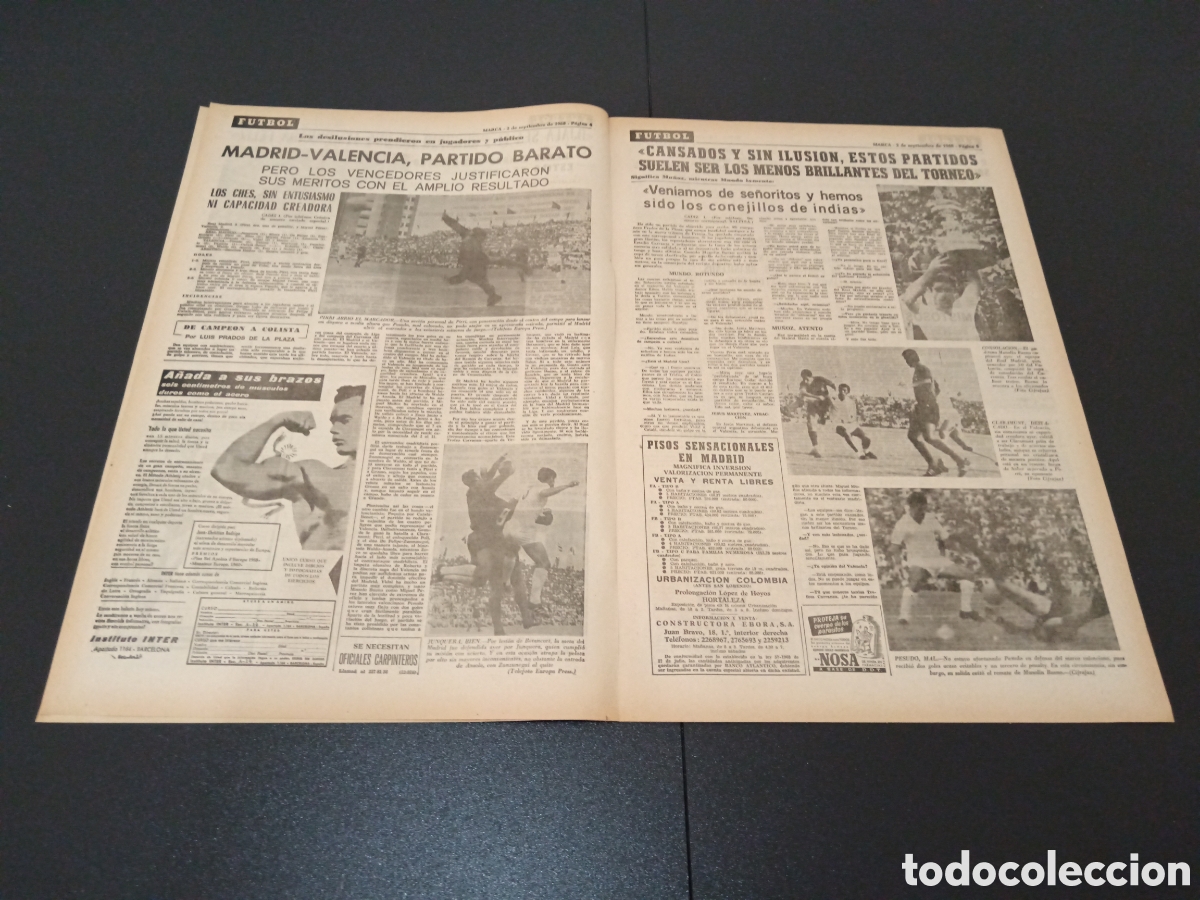 Coleccionismo deportivo: MARCA 02/09/1968 - Foto 3
